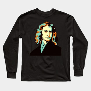 Isaac Newton Fan Art Long Sleeve T-Shirt